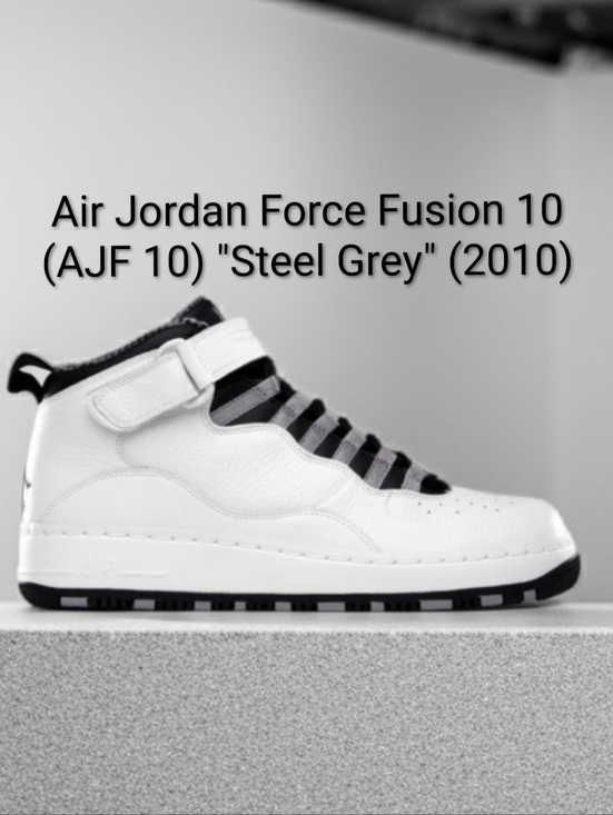 Jordan Other - Air Jordan 10 Retro Fusion (AJF 10) Rare "Cement" (2010) Men 10 Womens 11.5 EUC